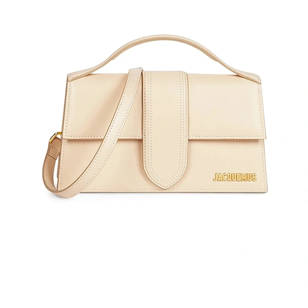 Jacquemus Le Grand Bambino Ivory Bag with Crossbody Strap - Picture 9 of 15